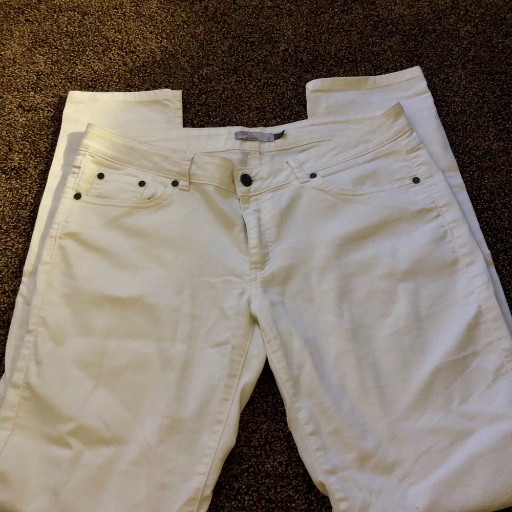 Prana white jeans